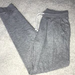 Grey H&M drawstring joggers